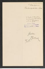 k.k. naturhistorisches Hofmuseum, Intendanzakten 1885-1896 (Hauer), Aktenzahl Z.492.a/1891, Seite 2